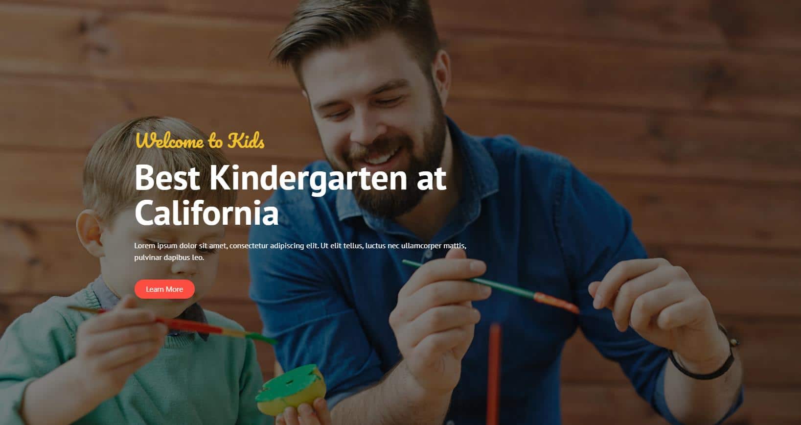 Kindergarten & Child Care Website