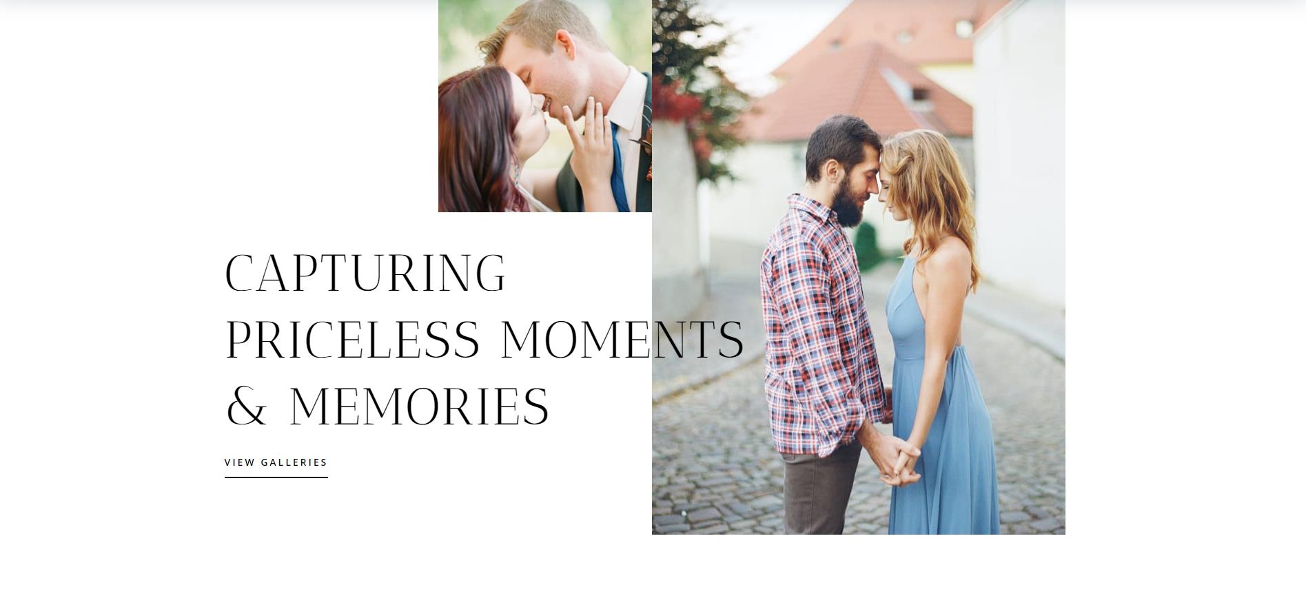 Wedding Photographer Website